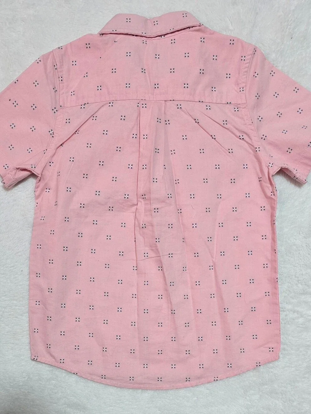 The Childrens Place Pink Button Up Down Polo Shirt Size 4 Xsmall XS 4t CP NWT